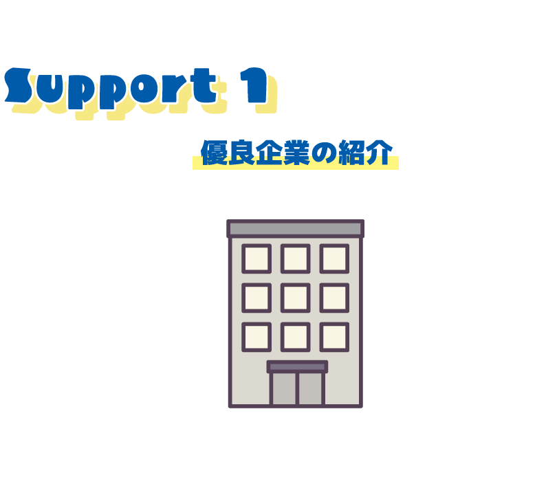 Support 1 優良企業の紹介
